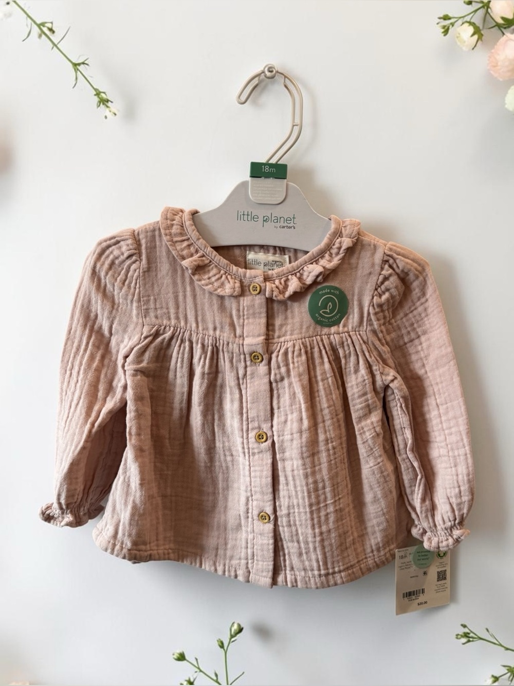 NWT 18M Pink Blouse